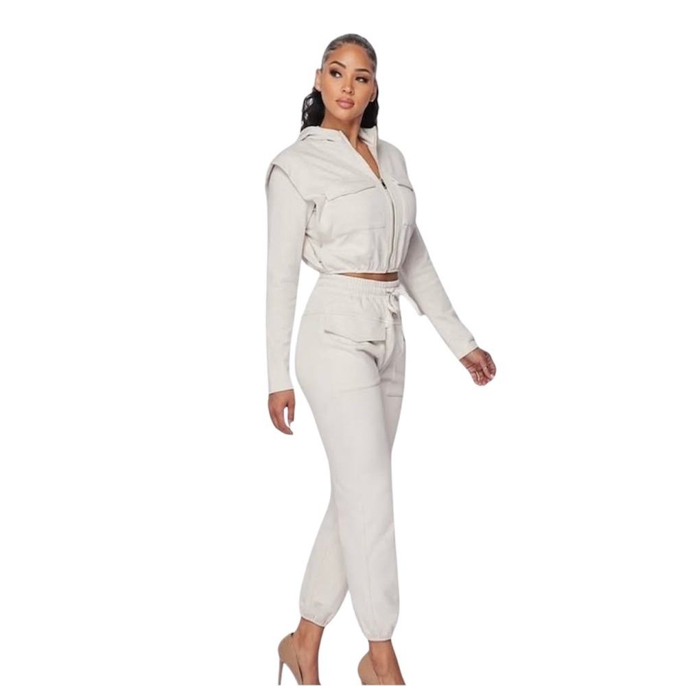 Women's Cream Two Piece